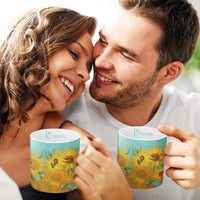 van Gogh "Sunflowers" Large Fine Art Mug – 14 oz Ceramic Coffee Cup