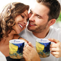 van Gogh "Cafe Terrace" Large Fine Art Mug – 14 oz Ceramic Coffee Cup