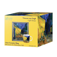 van Gogh "Cafe Terrace" Large Fine Art Mug – 14 oz Ceramic Coffee Cup