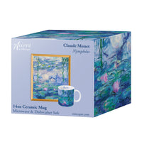 Monet "Nympheas" Large Fine Art Mug – 14 oz Ceramic Coffee Cup
