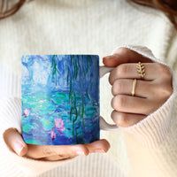 Monet "Nympheas" Large Fine Art Mug – 14 oz Ceramic Coffee Cup