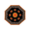Laurel Burch Orange Blossoms Reverse Inverted Umbrella – Hands-Free, Windproof Design