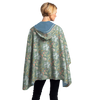 William Morris Golden Lily Womens Rain Cape - Rainproof Breathable Rain Poncho
