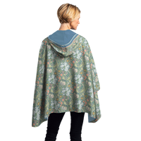 William Morris Golden Lily Womens Rain Cape - Rainproof Breathable Rain Poncho