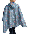 Bluebell & William Morris Golden Lily Womens Rain Cape - Rainproof Breathable Rain Poncho