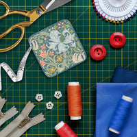 William Morris "Golden Lily" Compact Retractable Tape Measure – Dual-Sided, 60"/150cm