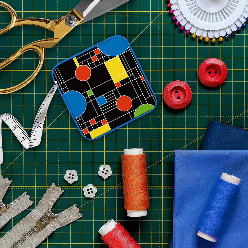 Frank Lloyd Wright "Coonley Playhouse" Compact Retractable Tape Measure – Dual-Sided, 60"/150cm