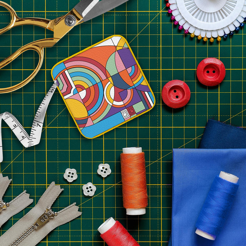 Frank Lloyd Wright "Hoffman Rug" Compact Retractable Tape Measure – Dual-Sided, 60"/150cm