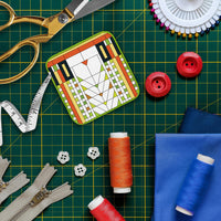 Frank Lloyd Wright "Tree of Life" Compact Retractable Tape Measure – Dual-Sided, 60"/150cm