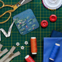 Monet "Water Lilies" Compact Retractable Tape Measure – Dual-Sided, 60"/150cm