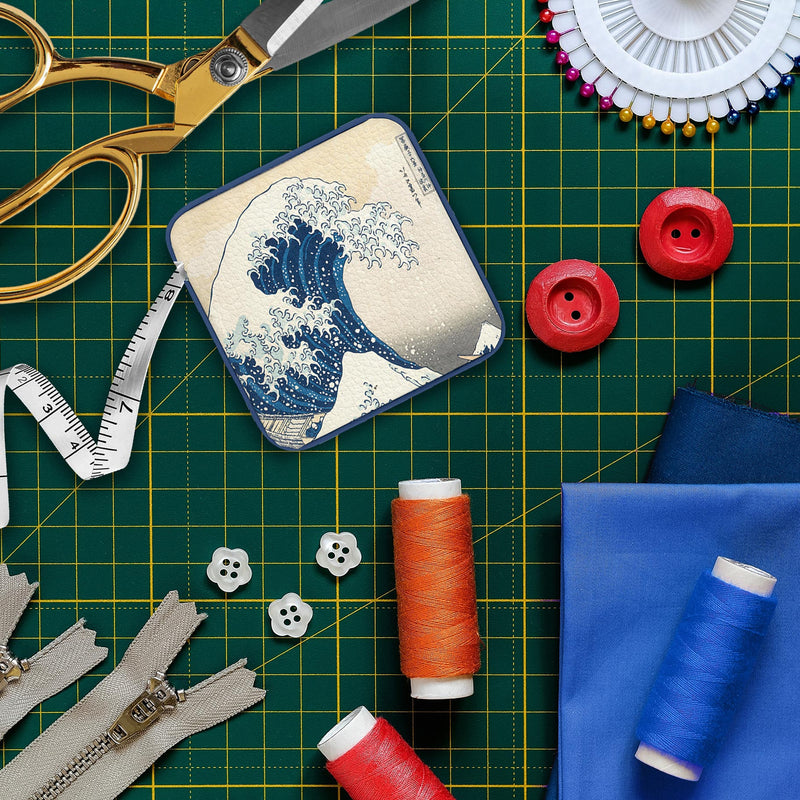 Hokusai "The Great Wave" Compact Retractable Tape Measure – Dual-Sided, 60"/150cm