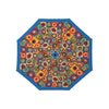 Kandinsky "Circles" Reverse Inverted Umbrella – Hands-Free, Windproof Design