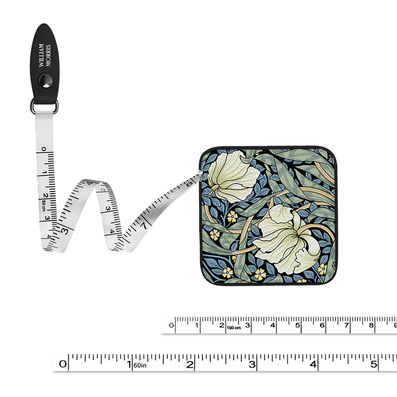 William Morris "Pimpernel" Compact Retractable Tape Measure – Dual-Sided, 60"/150cm