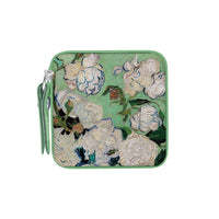 van Gogh "White Roses" Compact Retractable Tape Measure – Dual-Sided, 60"/150cm