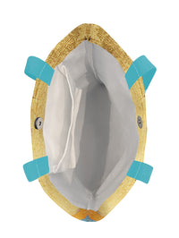 EttaVee Rainbow 1 Canvas Magazine Tote – Slim Vertical Tote Bag