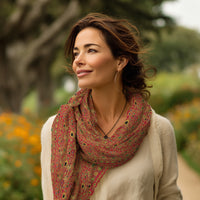 Klimt Hope II   Silk Blend Shawl – Lightweight Dressy Wrap for Women