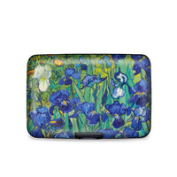 van Gogh Irises RFID Hard Travel Wallet