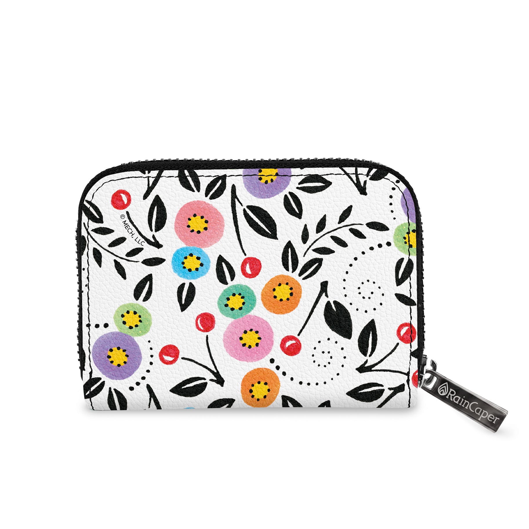 Mary Engelbreit Modern Cherry Toss RFID Zipper Travel Wallet