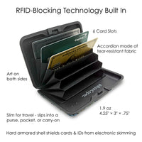 William Morris Pimpernel RFID Hard Travel Wallet