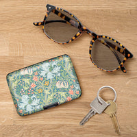 William Morris Golden Lily RFID Zipper Travel Wallet