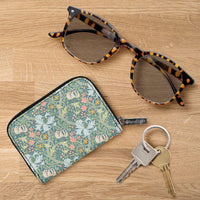 William Morris Golden Lily RFID Zipper Travel Wallet