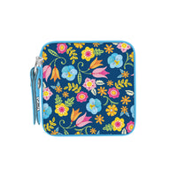 Mary Engelbreit Tropical Flower Toss Compact Retractable Tape Measure - Dual-Sided, 60"/150cm